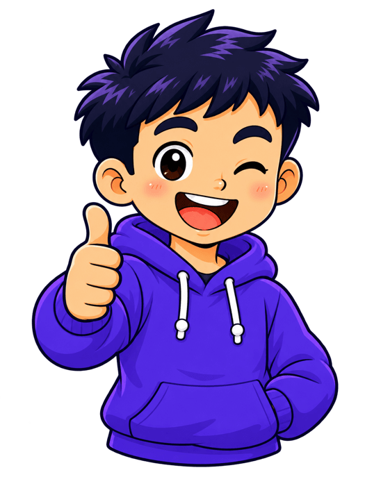 Paldo giving a thumbs up